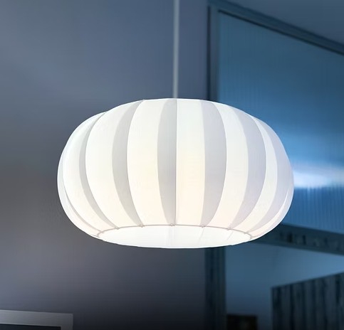 Luminária Pêndulo Em Tecido Pétala