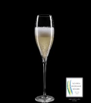 Taça De Cristal Espumante Transparente 190ml