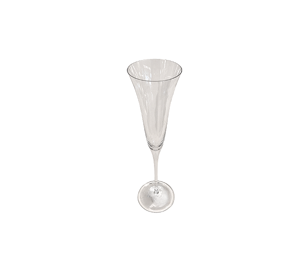 Taça Para Champagne Em Cristal Transparente 150ml