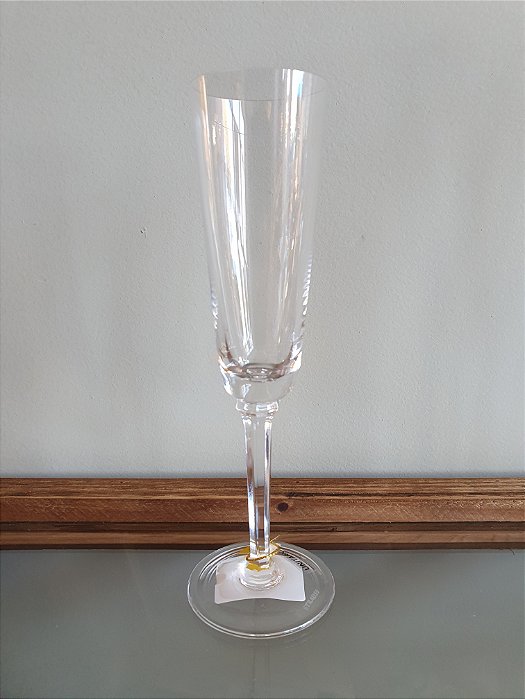 Taça De Cristal Champagne Liso Transparente