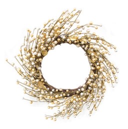 Guirlanda Bola Dourado e Preto