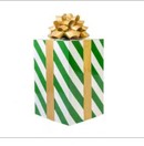 Gift Box Em Resina Verde e Branco