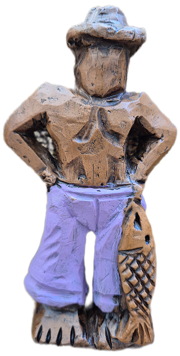 Estrutura De Madeira Romeiros Da Fé 17cm Sortido