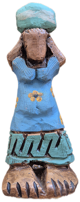 Estrutura De Madeira Romeiros Da Fé 17cm Sortido