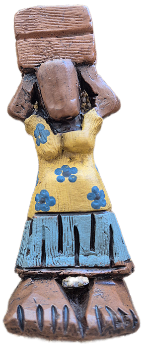 Estrutura De Madeira Romeiros Da Fé 17cm Sortido