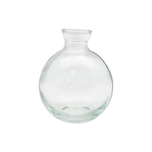 Vaso Decorativo De Vidro Transparente