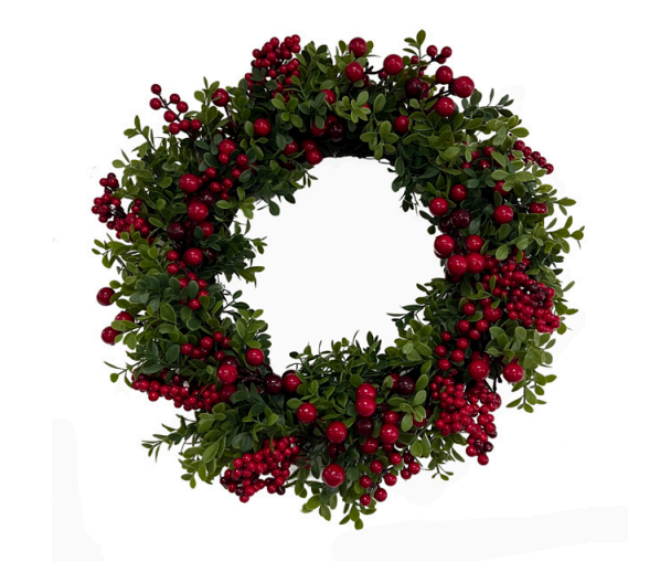 Guirlanda Decorativa Vermelha e Verde 50cm