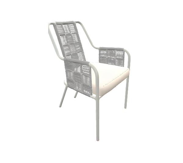 *PRONTA ENTREGA* Cadeira Sedona Com Braço e Assento Estofado