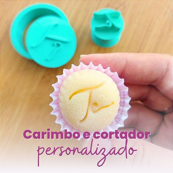 Carimbo de docinho personalizado de Logo