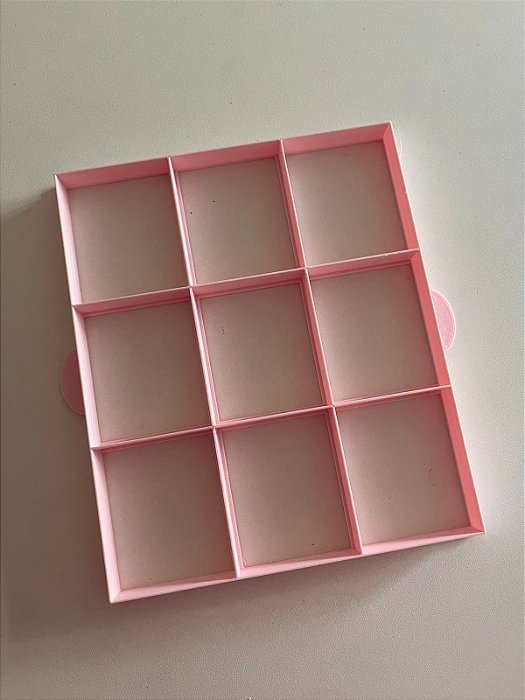Marcador de fatia bolo gelado 5cmx6cm cada 9 cavidades