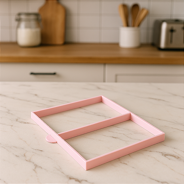Marcador de bolo gelado 9cm x 12cm 2 cavidades