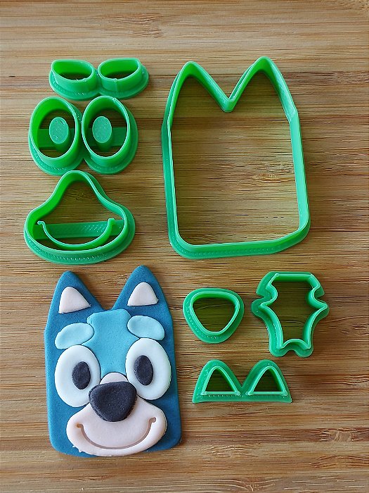 Kit Cortador modulado rosto Bluey