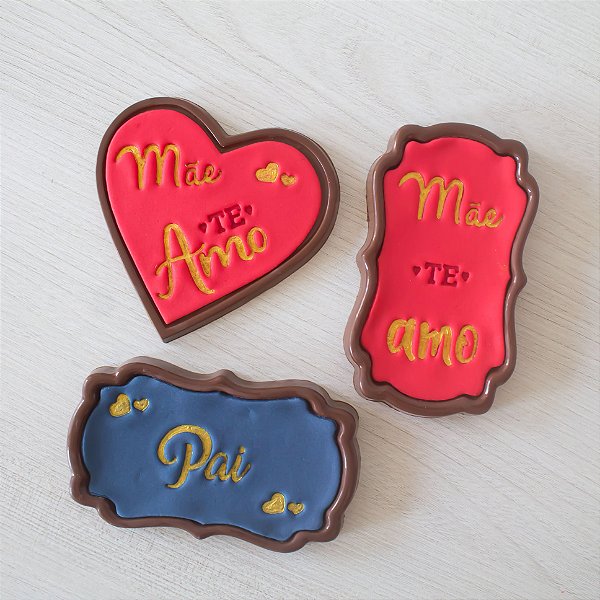 Kit de Carimbos Palavras 1 - Mãe, Pai, Amo