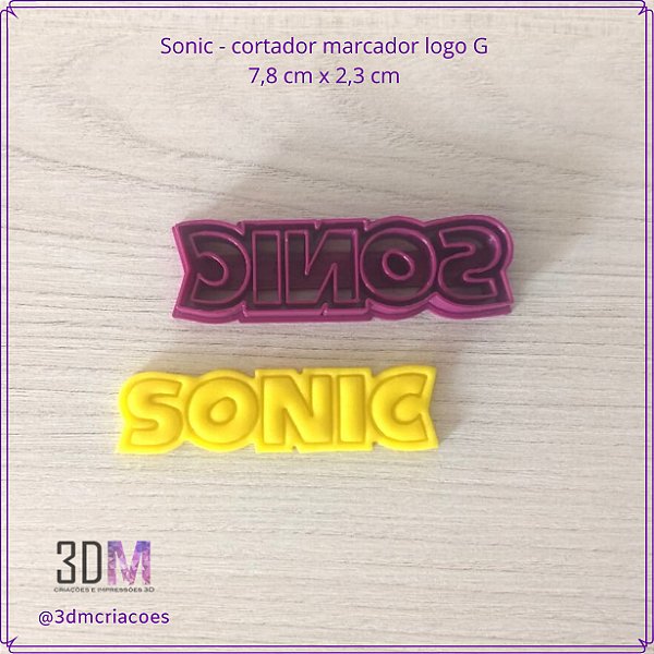 Cortador Marcador Sonic Logo G