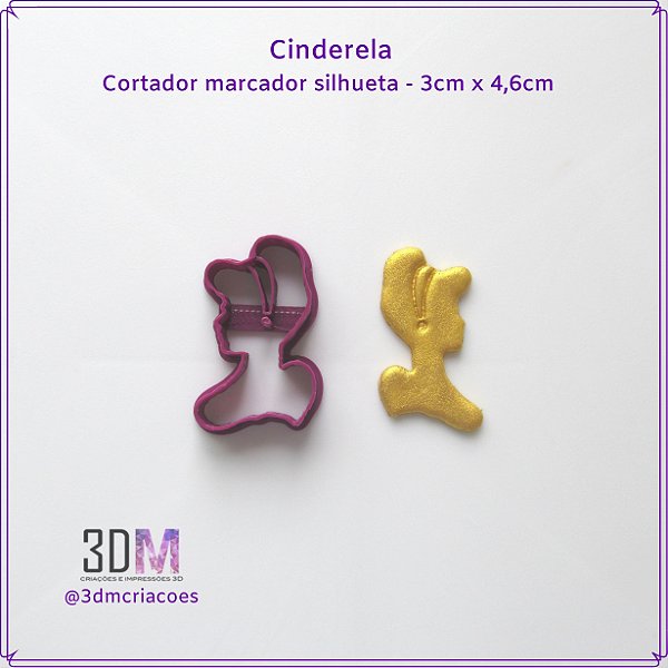Cortador Cinderela Silhueta