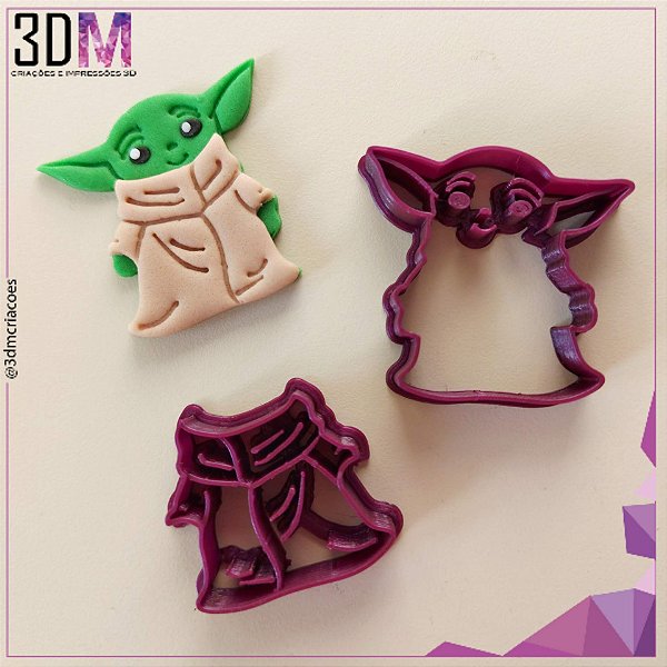 Cortador Baby Yoda corpo
