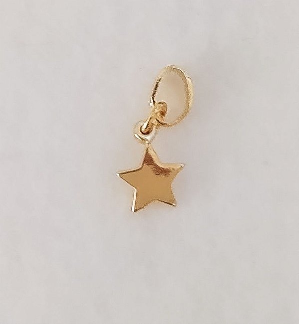 Pingente Estrela Lisa P
