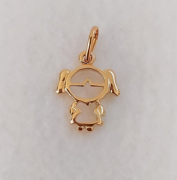 Pingente Menina Vazado