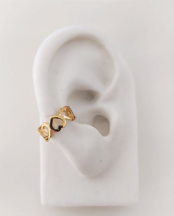 BRINCO PIERCING CORAÇÕES
