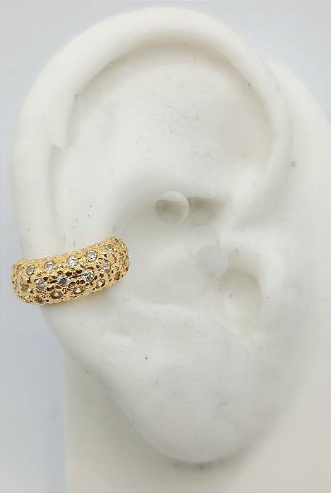 Brinco Piercing Cravejado