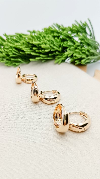 Brinco Argolinha Gota Lisa