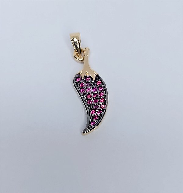 Pingente Berloque Pimenta Rubi PGLJ024