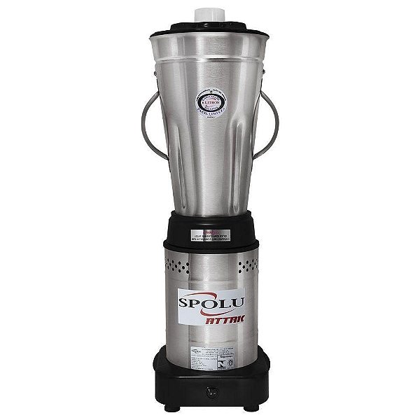 Liquidificador Industrial Baixa Rotação Inox 6Lts SPL-050W - Spolu