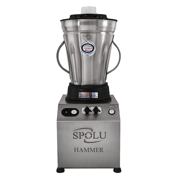 Liquidificador Blender Hammer 4Lts Bivolt Baixa Rotação SPL-147 - Spolu