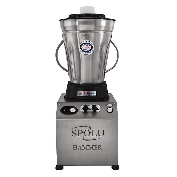 Liquidificar Blender Hammer 4Lts Bivolt Baixa Rotação SPL-147 - Spolu