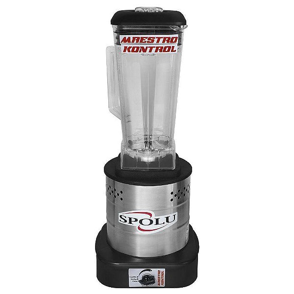 Liquidificador Maestro Kontrol 2Lts Alta Rotação 1200w Copo Policarbonato Spl-029 - Spolu