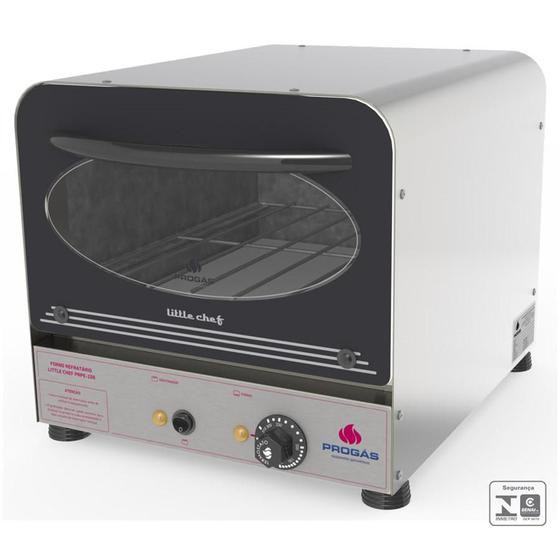 Forno Little Cheff Refratário (Elétrico) PRPE-200 Inox - Progas