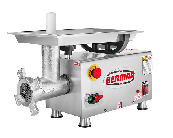 Picador de Carne Boca 10 em Inox Bivolt BM147 NR PF - Bermar