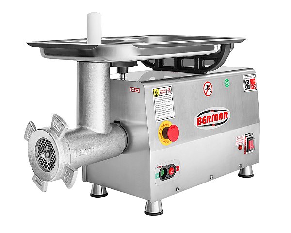 Picador de Carne Boca 22 BM20 NR PF Bivolt em Inox - Bermar