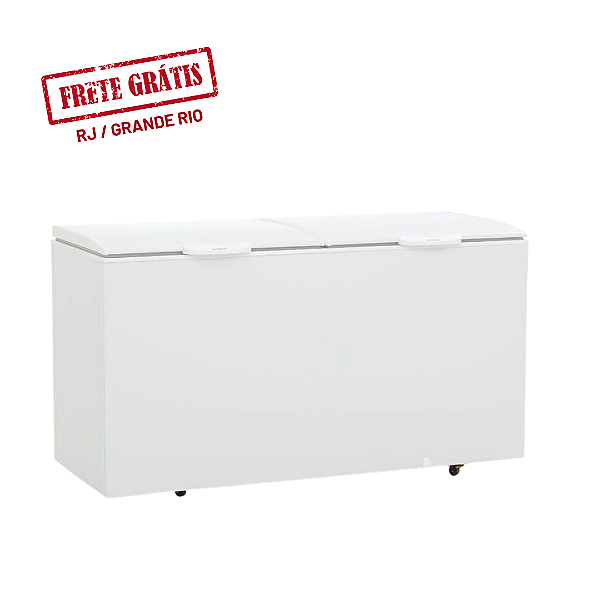 Freezer Horizontal 2 Tampas GHBS-510BR - Gelopar
