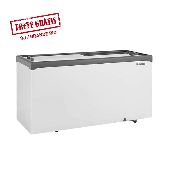 Conservador Refrigerador Plano Vidro Reto Deslizante - Dupla Ação GHDE-510HCZ - Gelopar