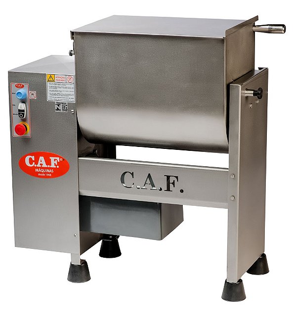 Misturadeira de Carne M-61 1 Eixo Total Inox Caf Maquinas