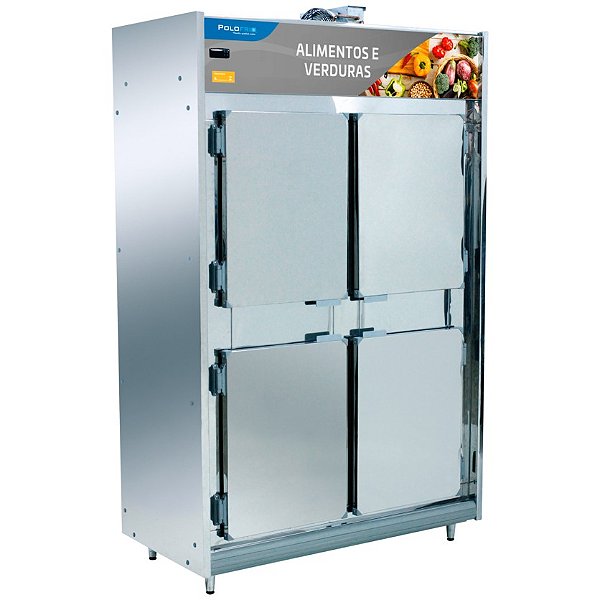 Geladeira Comercial Inox 4 PORTA SOLIDA 1029 Litros Linha 4003 - Polofrio