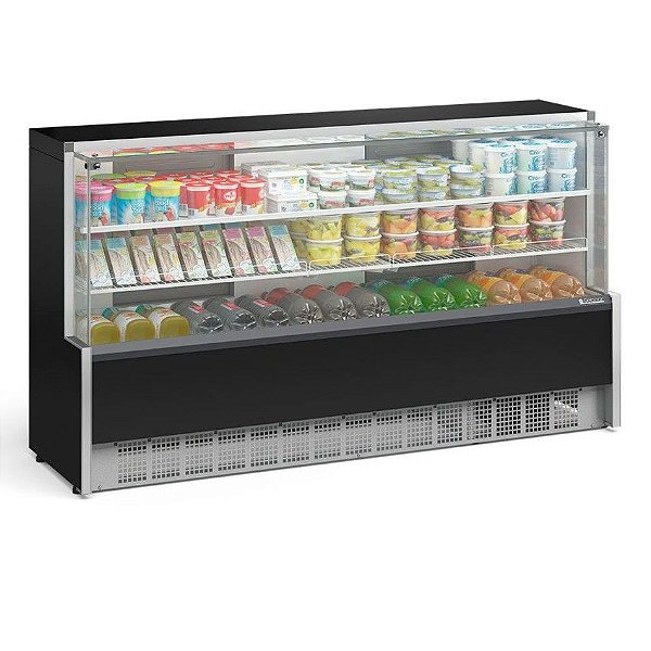 Vitrine Refrigerada Universal 1 Placa Fria GPSA-205R PR AURORA - Gelopar