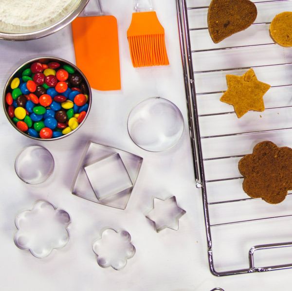 Kit 3 Peças Molde em Inox Cookie Estrela MC14150 - Gourmet Mix