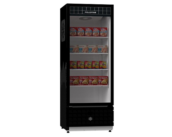 Visa Cooler Congelados 560 Litros Porta de Vidro Linha 2506 - Polofrio