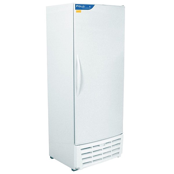Visa Cooler Congelados 560 Litros Porta Branca Adesivada Linha 2507 - Polofrio