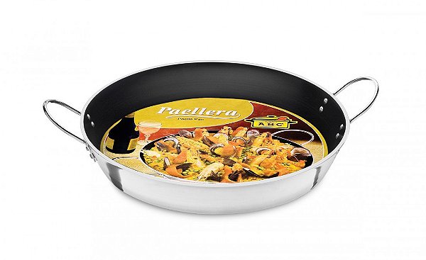 Paella Antiaderente Hotel 60 - 600mm x 63mm 15.2 Lts Cod 6507 - Aluminio ABC