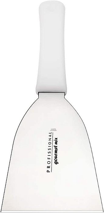 Espátula Reta 80 Mm Profissional Branco GX02225 - Gourmet Mix