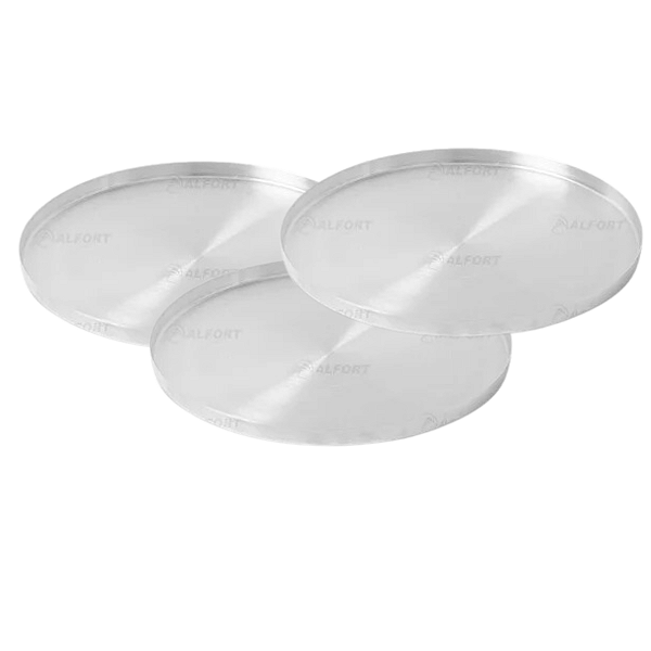 Kit 3 Forma de Pizza N25 - 25x25x1,30mm - Alfort