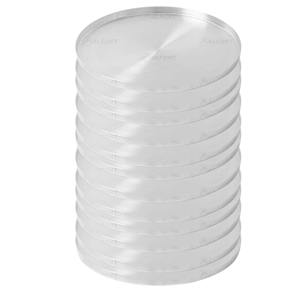 KIT 12  Forma de Pizza N35 - 35x35x1,50mm - Alfort