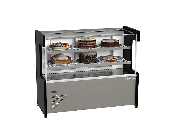 Vitrine Refrigerada para Tortas New Premium 1,25m 5102 - Polofrio