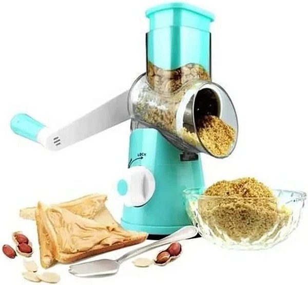 Ralador Multiuso 3 em 1 Ralador, Fatiador E Cortador - Maxchef