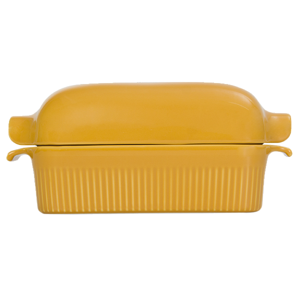 Forma de Pão com Tampa – amarelo 1200ml - Germer
