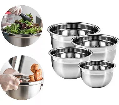 Tigela Em Aço Inox - Bowl 22 Cm BAC-3008 - Baccani
