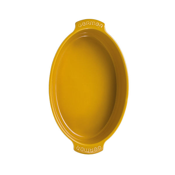 Forma oval P – amarelo – Assar e Servir - Germer